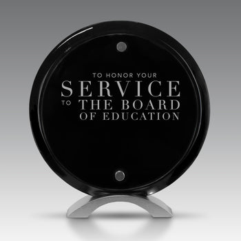 Floating Glass Circle of Excellence