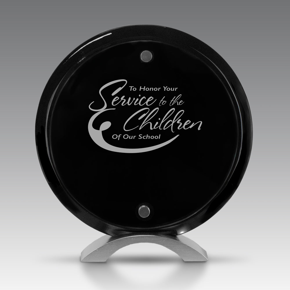 Floating Glass Circle of Excellence