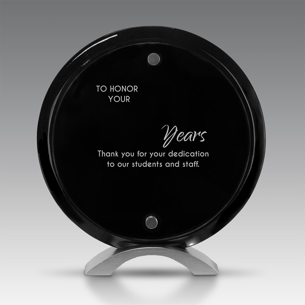 Floating Glass Circle of Excellence