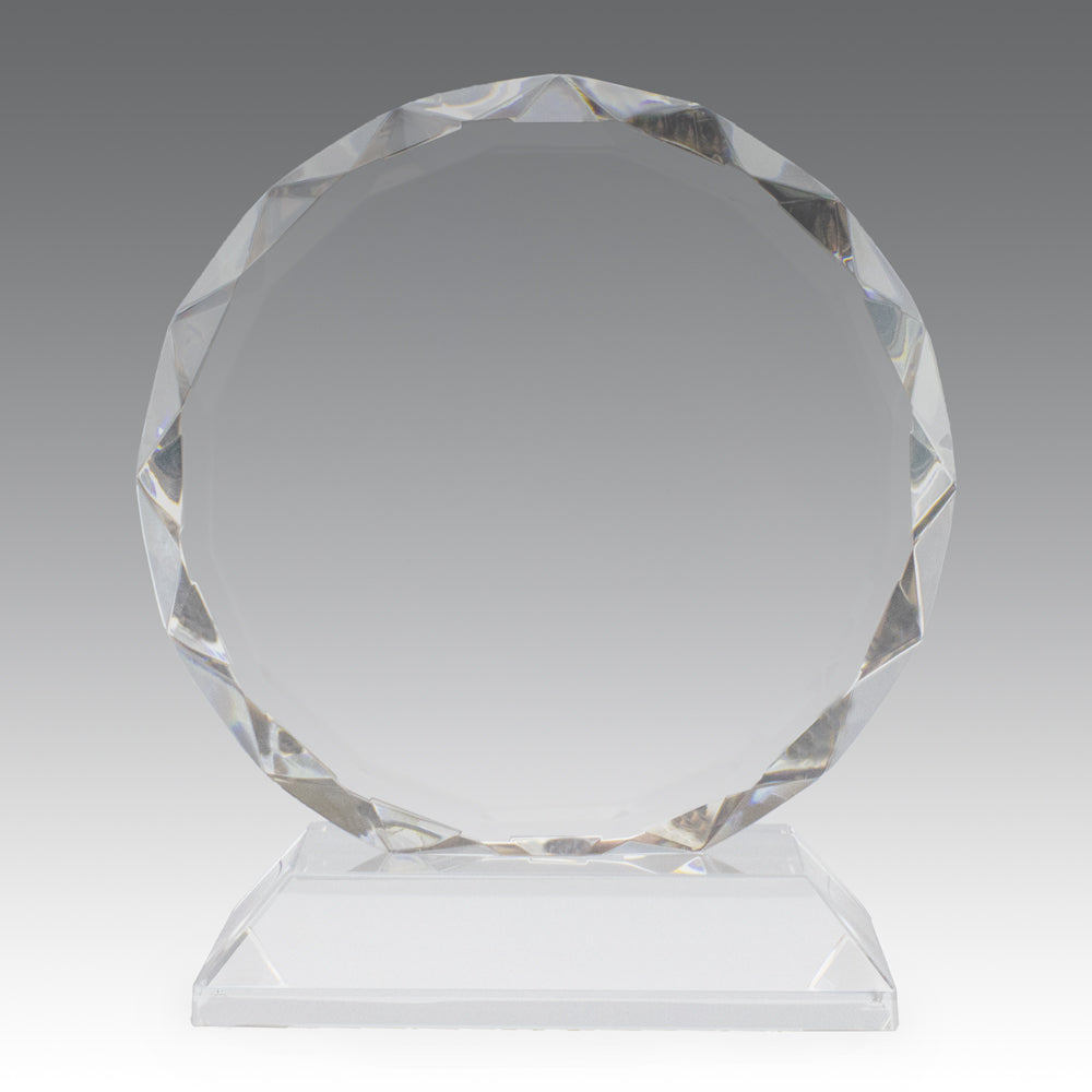 Faceted Optic Crystal Base Award