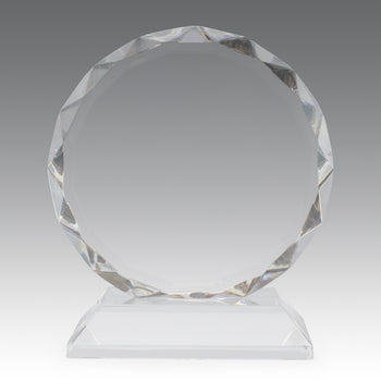 Faceted Optic Crystal Base Award