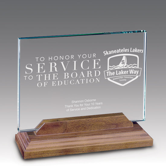 Premium Jade Horizontal Base Award