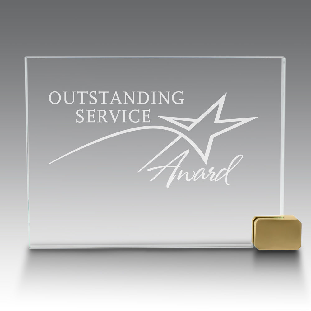 Achievement Award w/ Metal Rectangle Holder