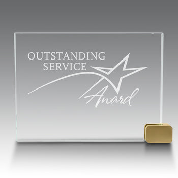 Achievement Award w/ Metal Rectangle Holder