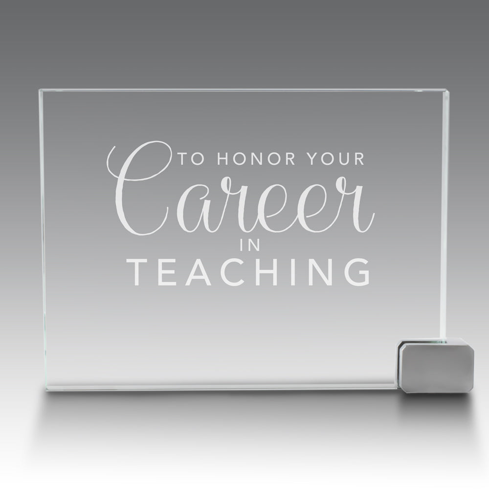 Achievement Award w/ Metal Rectangle Holder