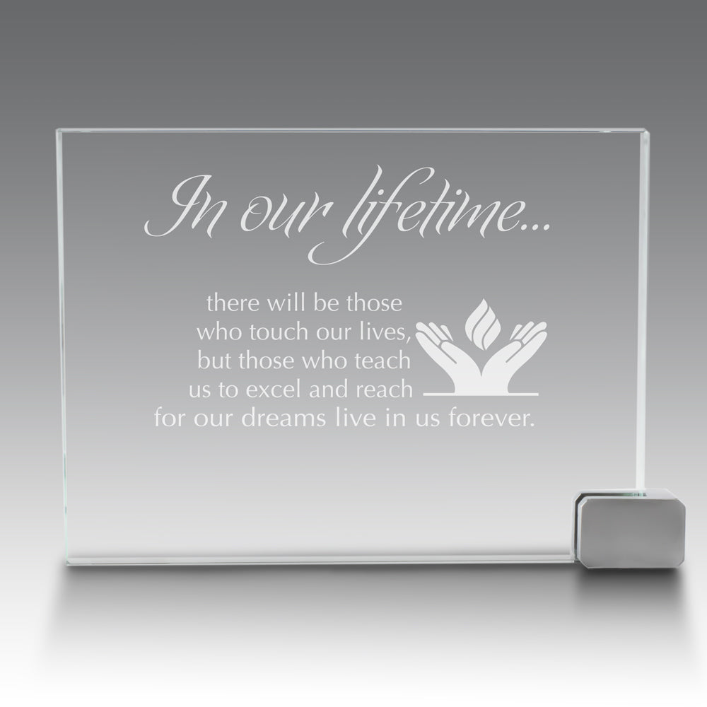 Achievement Award w/ Metal Rectangle Holder