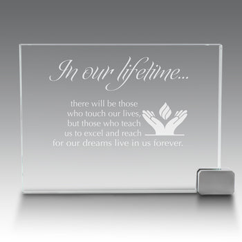 Achievement Award w/ Metal Rectangle Holder