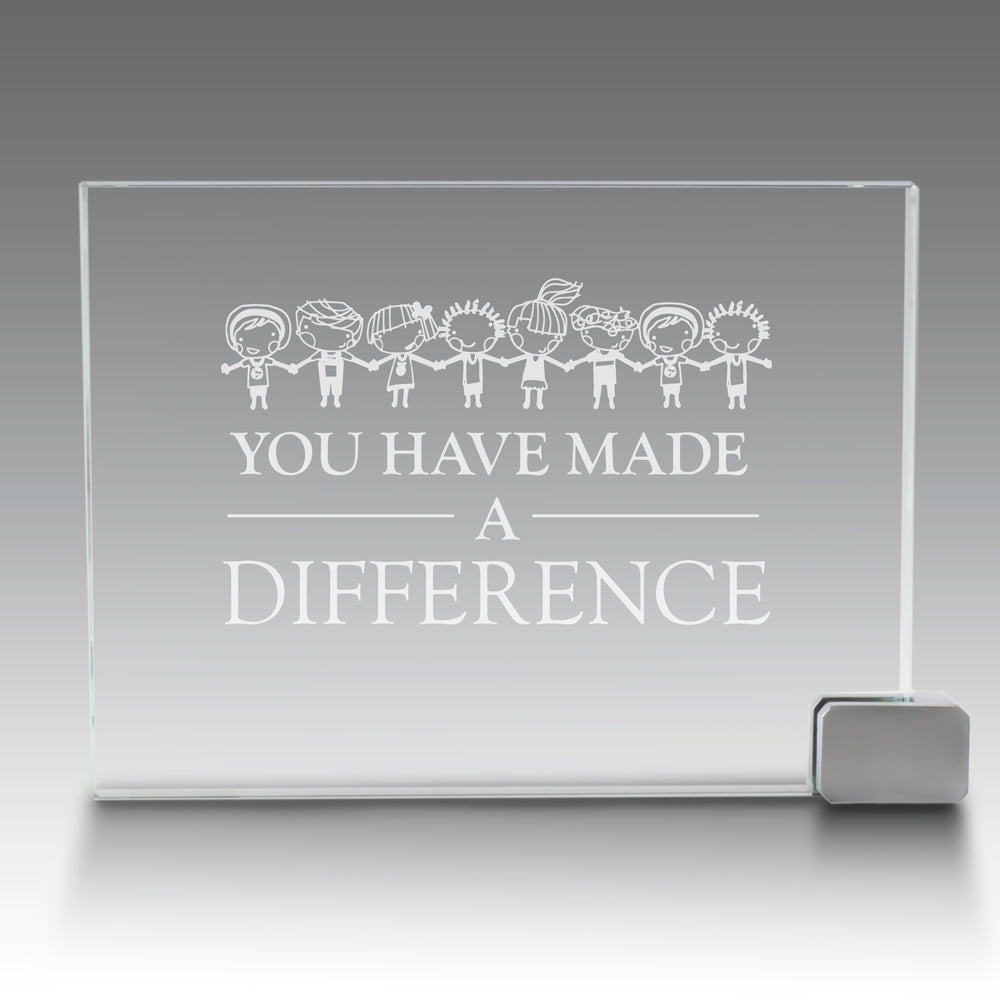 Achievement Award w/ Metal Rectangle Holder