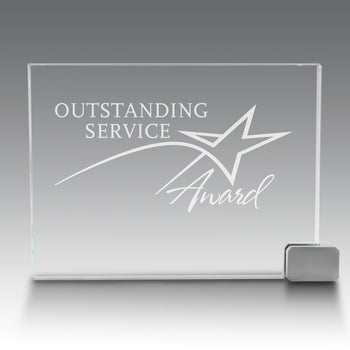 Achievement Award w/ Metal Rectangle Holder