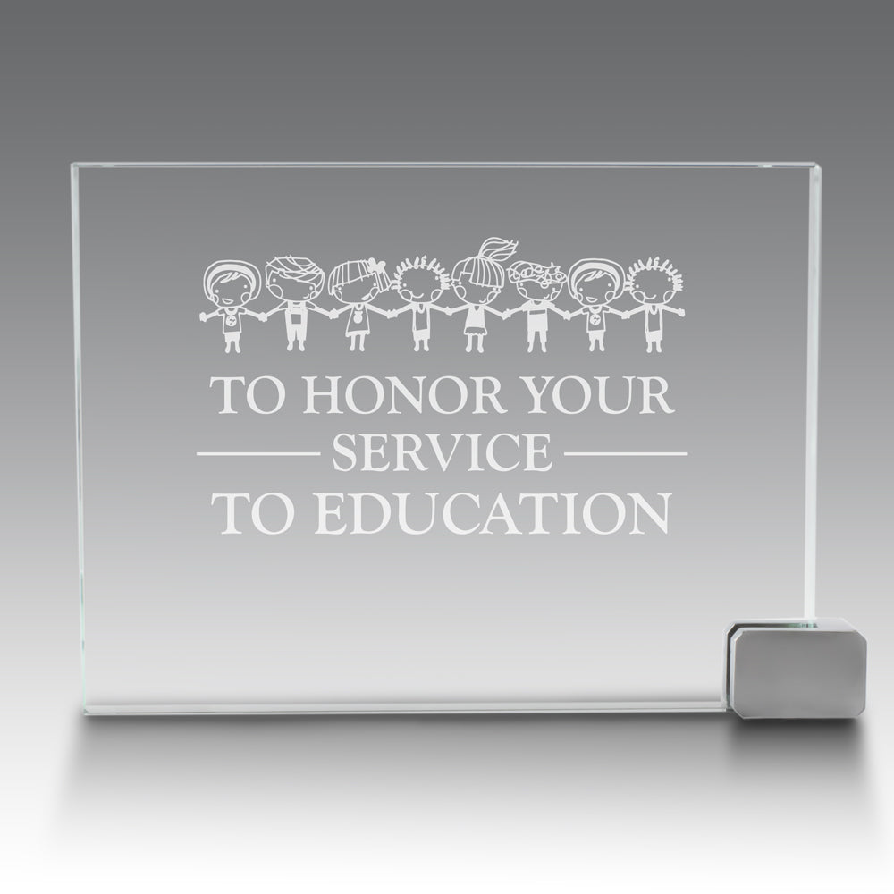 Achievement Award w/ Metal Rectangle Holder