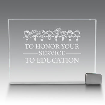 Achievement Award w/ Metal Rectangle Holder