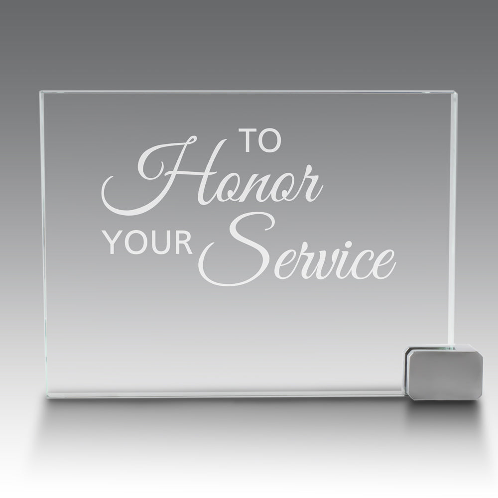 Achievement Award w/ Metal Rectangle Holder