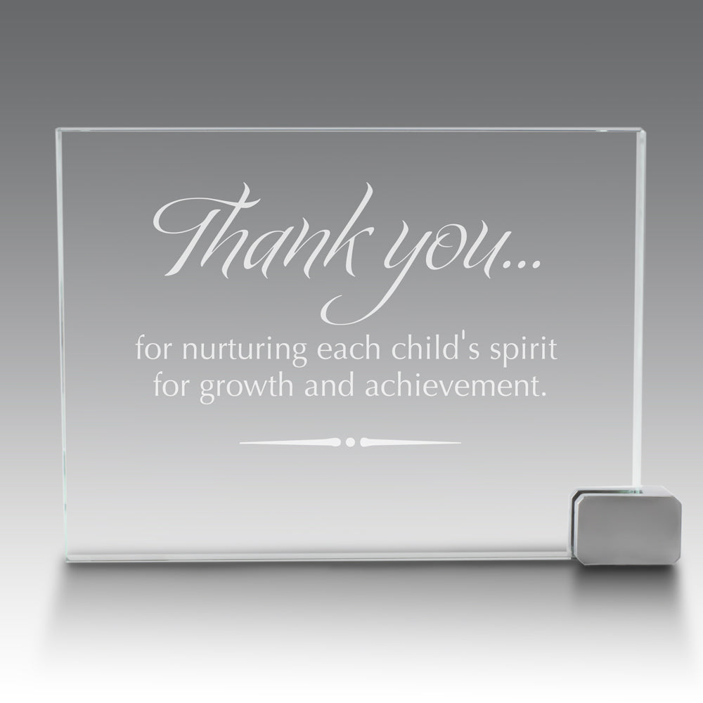 Achievement Award w/ Metal Rectangle Holder