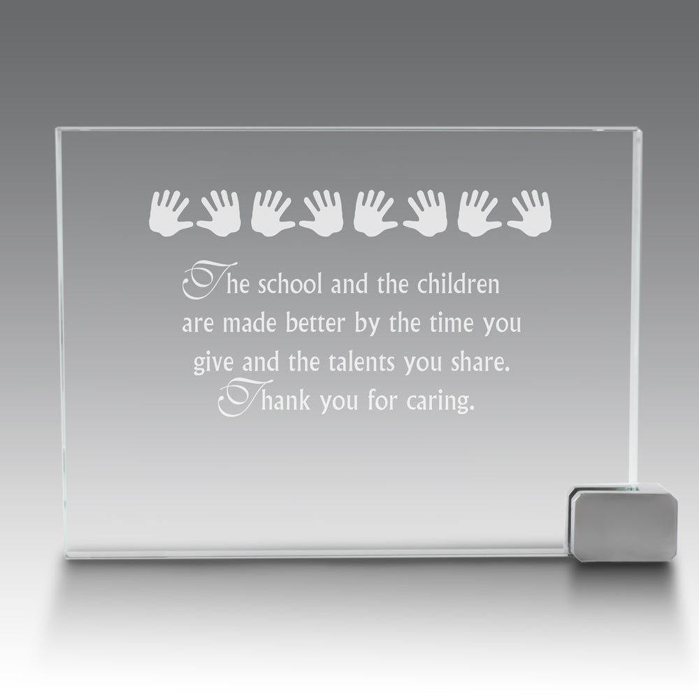 Achievement Award w/ Metal Rectangle Holder