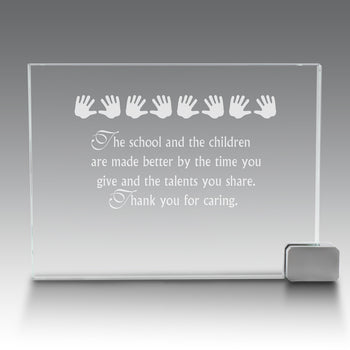 Achievement Award w/ Metal Rectangle Holder