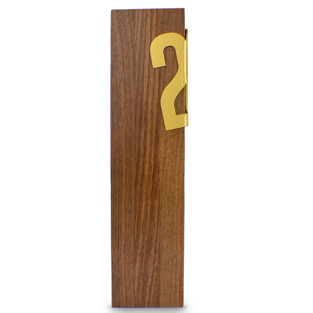 Custom Square Column Award w/ Years Of Service Accent