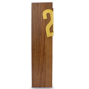 Custom Square Column Award w/ Years Of Service Accent