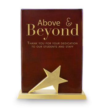 Gold Star Rosewood Piano Finish Base Award