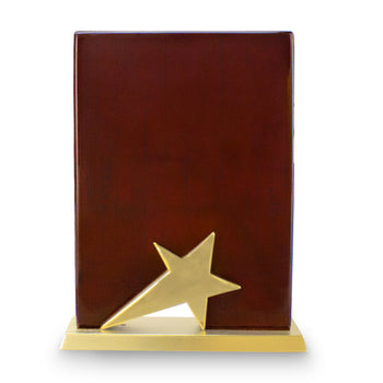 Gold Star Rosewood Piano Finish Base Award