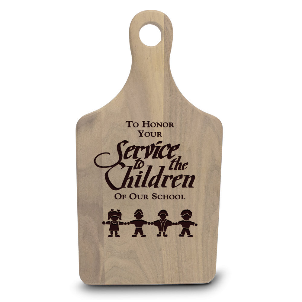 Paddle Walnut Cutting Board