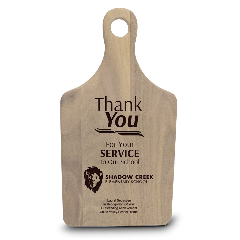 Paddle Walnut Cutting Board