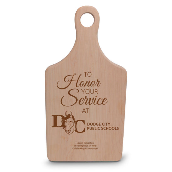 Paddle Maple Cutting Board