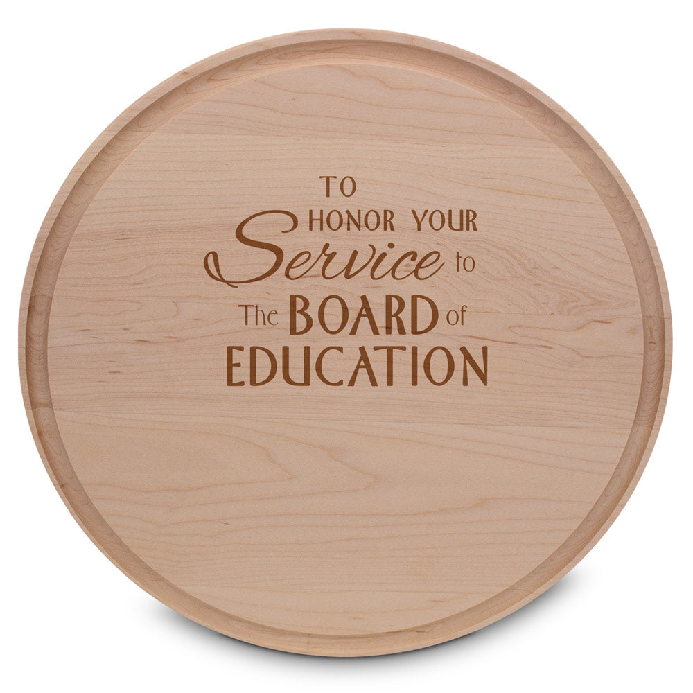 Round Maple Cutting Board