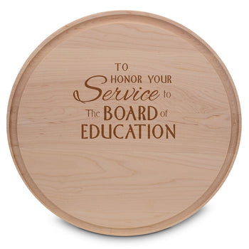 Round Maple Cutting Board