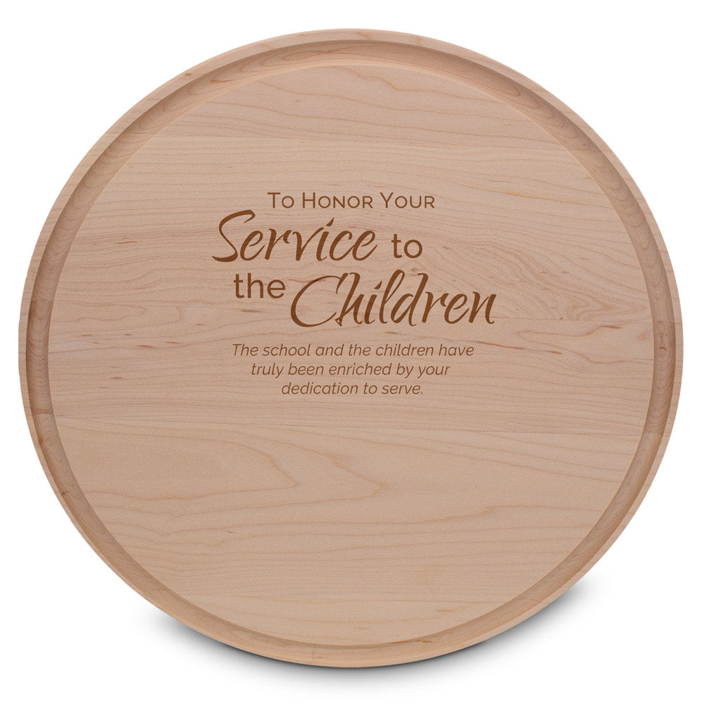 Round Maple Cutting Board