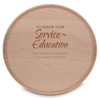 Round Maple Cutting Board
