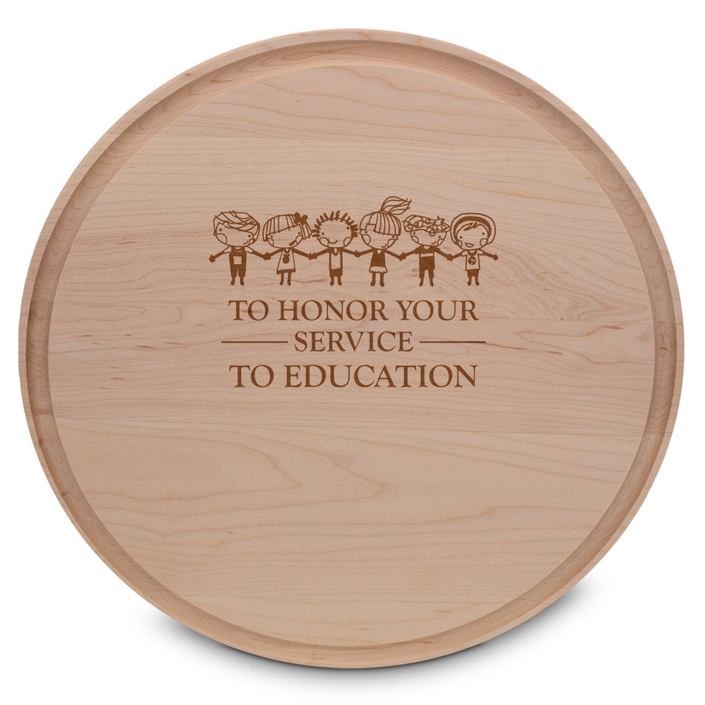 Round Maple Cutting Board