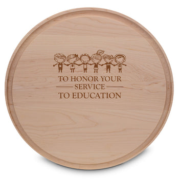 Round Maple Cutting Board