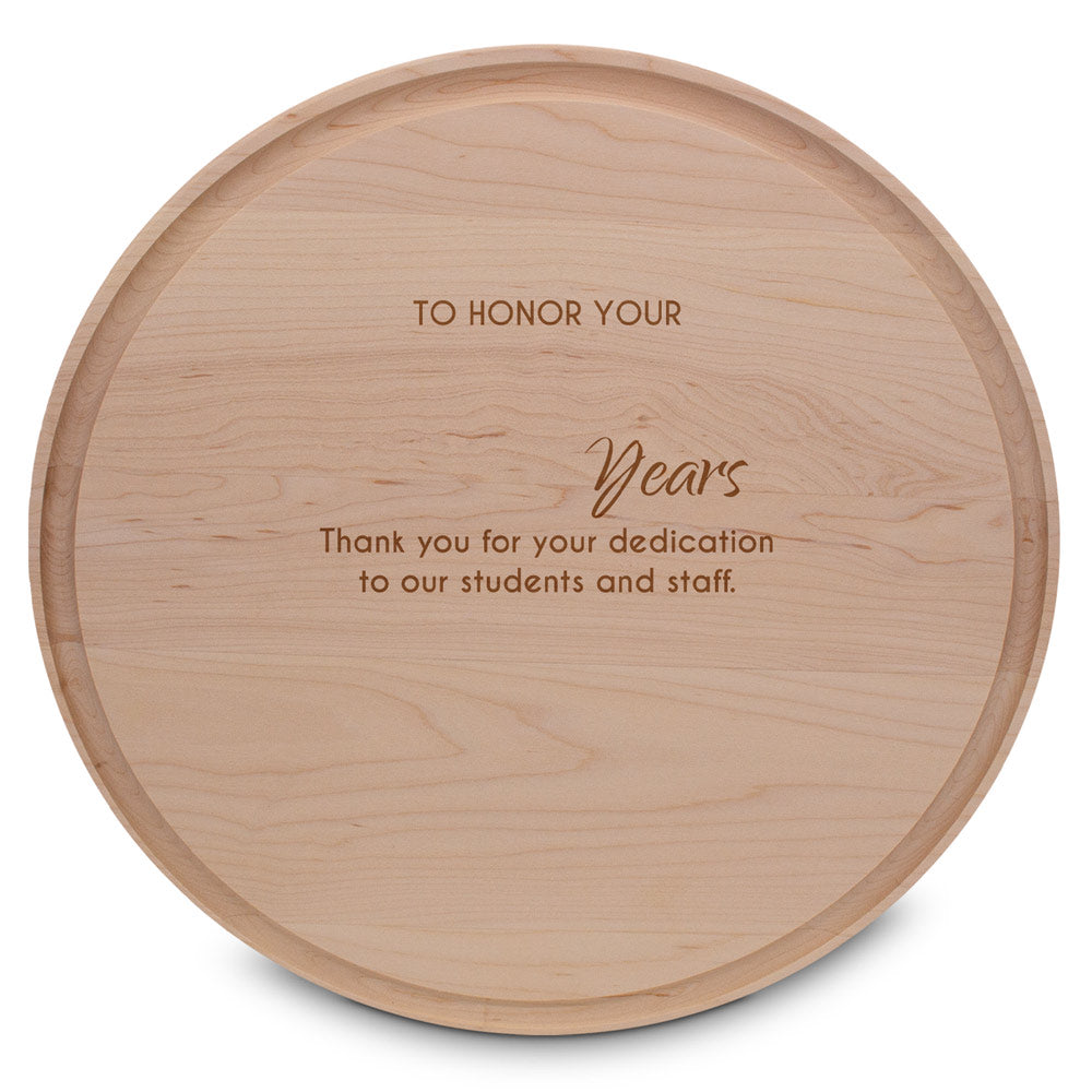 Round Maple Cutting Board