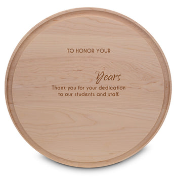 Round Maple Cutting Board