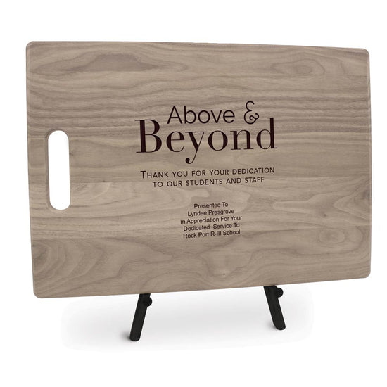 12x17 Walnut Cutting Board With Handle