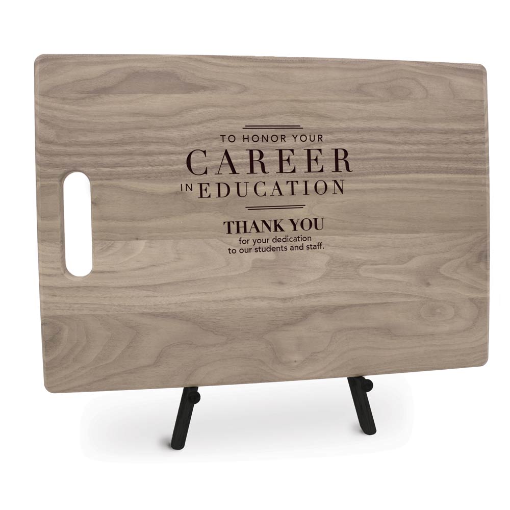 12x17 Walnut Cutting Board With Handle