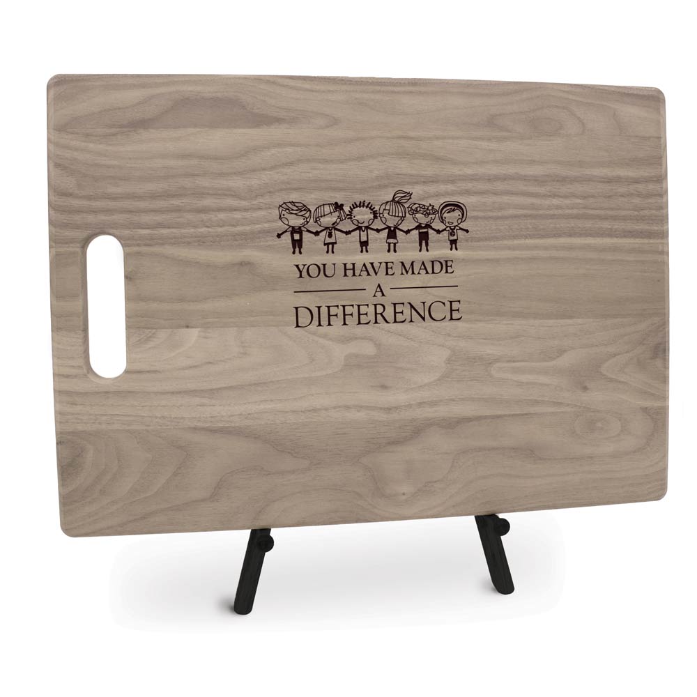 12x17 Walnut Cutting Board With Handle