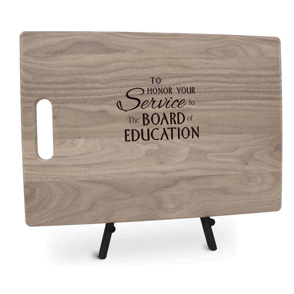 12x17 Walnut Cutting Board With Handle