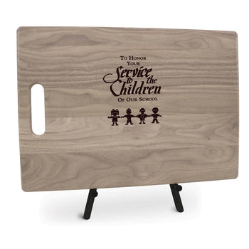 12x17 Walnut Cutting Board With Handle