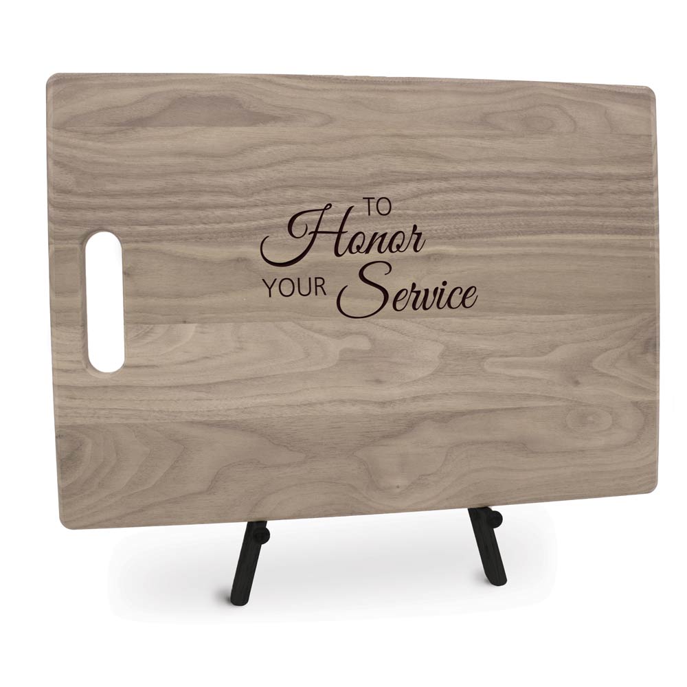 12x17 Walnut Cutting Board With Handle