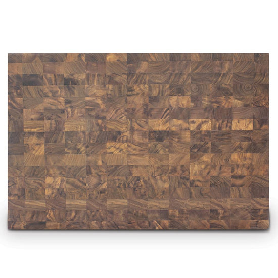 12x18x1.375 solid walnut end grain butcher block cutting board