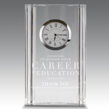 Optic Crystal Tower Clock