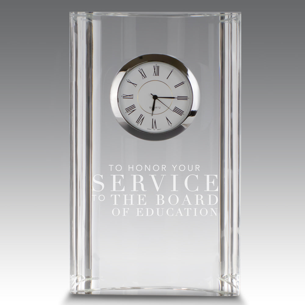 Optic Crystal Tower Clock