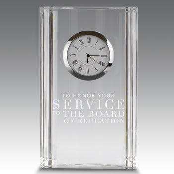 Optic Crystal Tower Clock