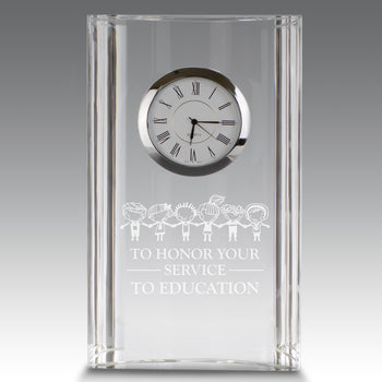 Optic Crystal Tower Clock