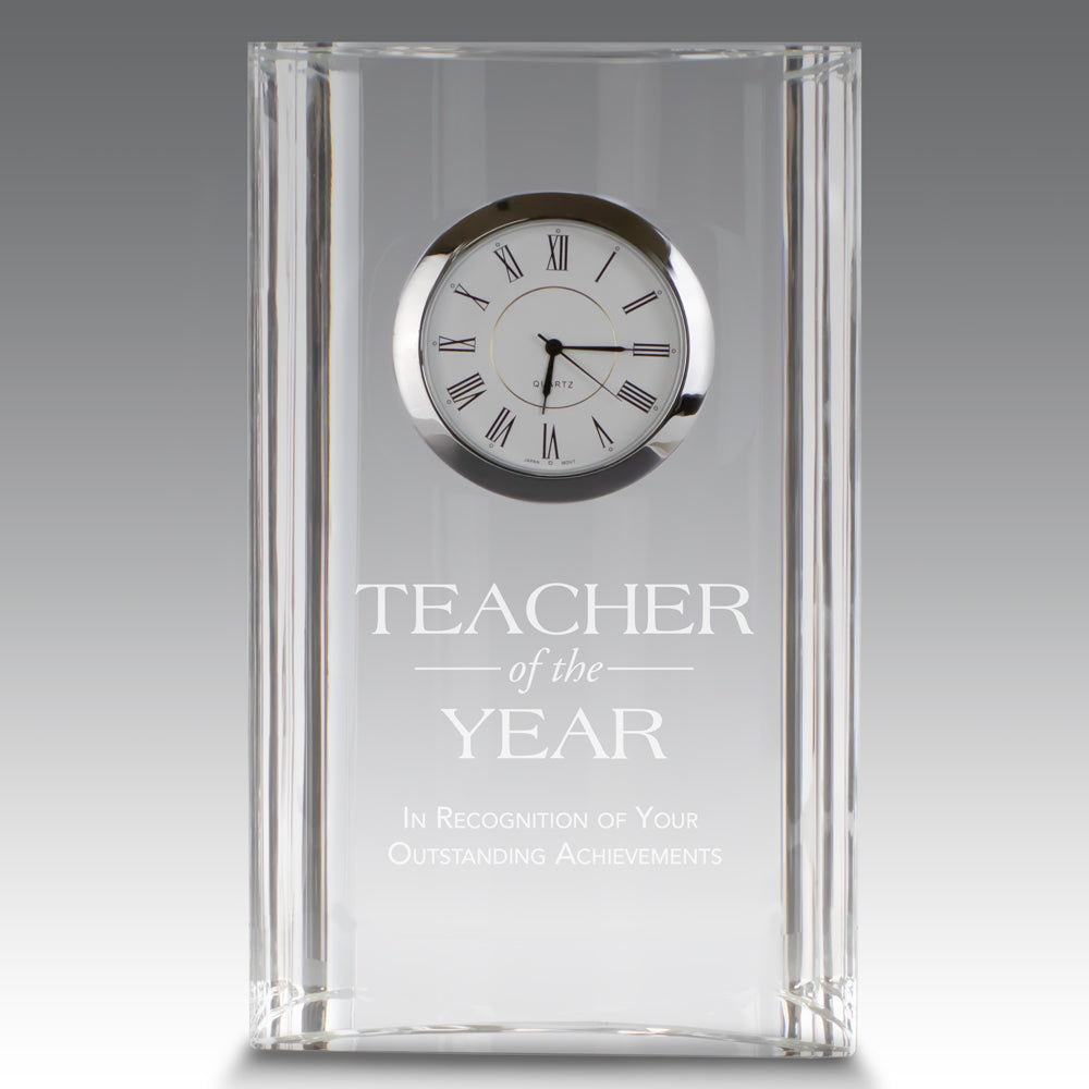 Optic Crystal Tower Clock