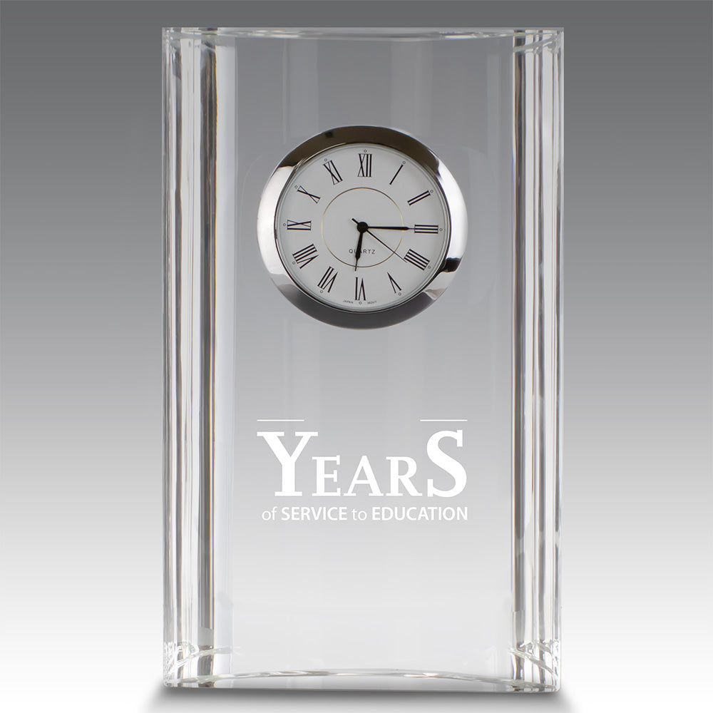 Optic Crystal Tower Clock