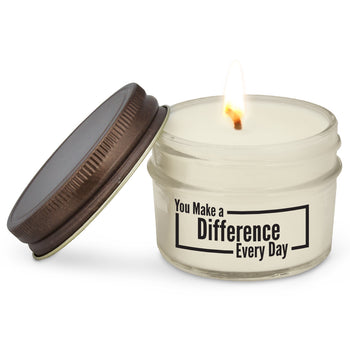 Making a Difference Mason Jar Candles