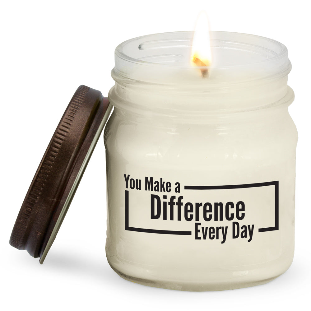 Making a Difference Mason Jar Candles