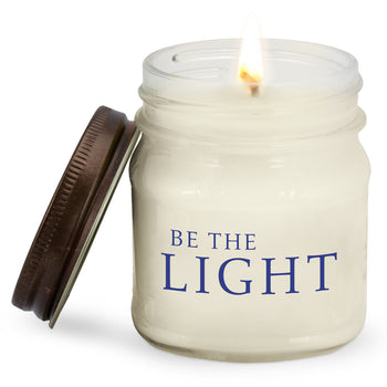 Be The Light Mason Jar Candles